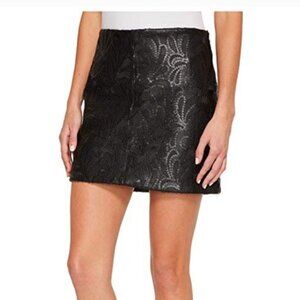 Blank NYC Vegan Leather Skirt with Sequins